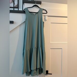 Eddie Bauer Teal High Low Dress